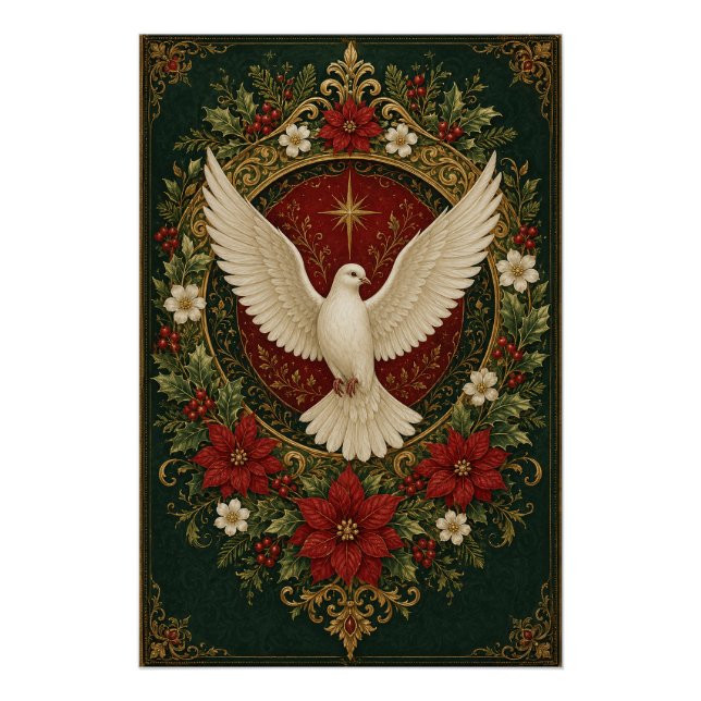 Póster Férias da Pomba Pacífica (Frente)