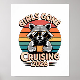 Poster Férias de Cruzeiro de Meninas 2026 Viagem de Féria