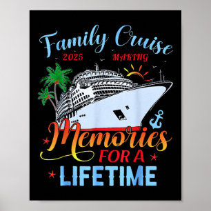 Poster Férias De Cruzeiro Familiar 2025 Family Matching C
