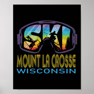 Poster Férias de Esqui no Monte La Crosse Wisconsin