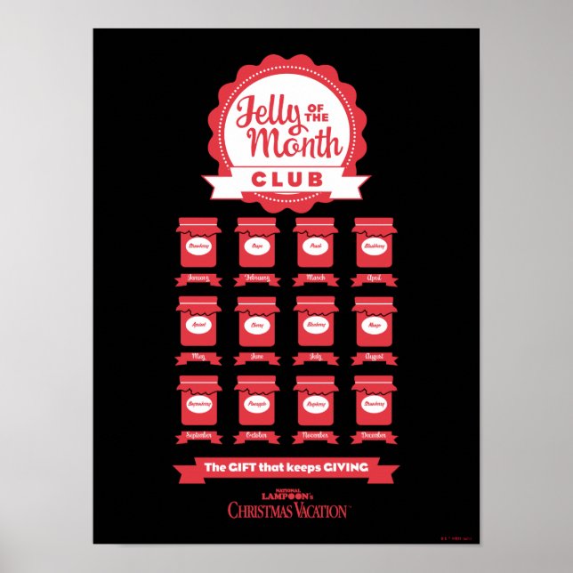 Poster Férias de Natal | Geleia do Month Club (Frente)