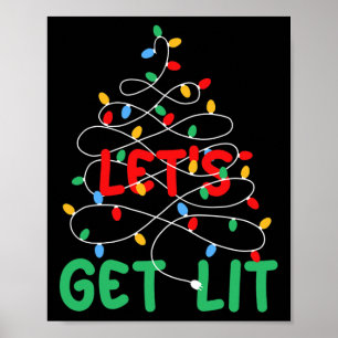 Poster Férias de Natal - vamos Sai das Luzes de Natal