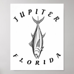 Poster Férias de pesca na praia de água salgada em Jupite