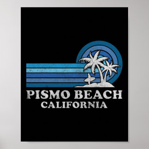 Poster Férias de Verão da Família Pismo Beach California