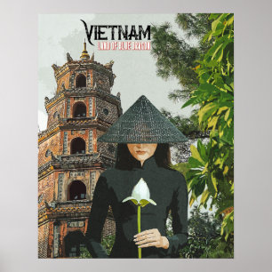 Poster Férias de Viagem Vietnamita