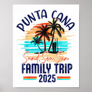 Poster Férias do Punta Cana da Família 2025 Mães de féria