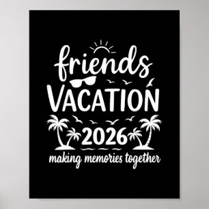 Poster Férias dos Amigos 2026 Esquadrão da Praia Tropical