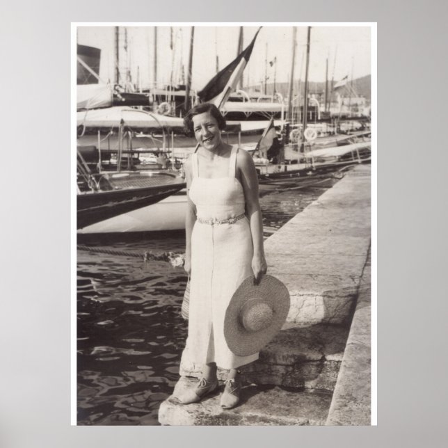 Póster Férias em Cannes, 1930 (Frente)