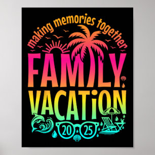 Poster Férias em Família 2025 Vibes de Reunião Familiar C