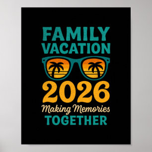 Poster Férias em Família 2026 Memórias do Pôr do Sol Trop