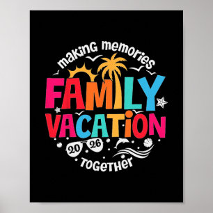 Poster Férias em Família 2026 Praia Combinando Família Ve