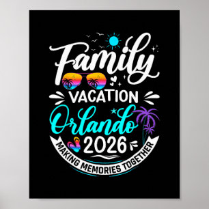 Poster Férias em Família em Orlando 2026 Praia Férias de