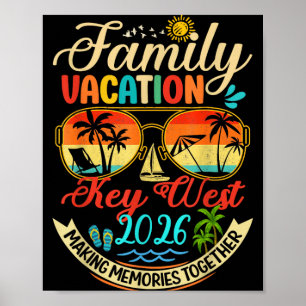 Poster Férias em Família Key West 2026 Memórias Família