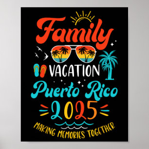 Poster Férias Familiares 2025 Porto Rico Matching Summer