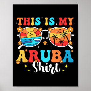 Poster Férias Familiares de Verão em Combinação com Aruba