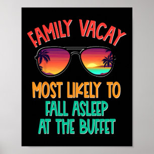 Poster Férias Familiares Mais Susceptíveis De Dormir No B