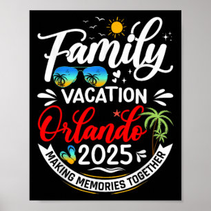 Poster Férias Familiares Orlando 2025 Férias de Verão de 