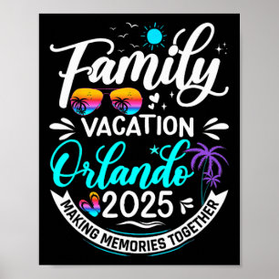 Poster Férias Familiares Orlando 2025 Férias de Verão de 