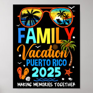 Poster Férias Familiares Porto Rico 2025 Férias Familiare