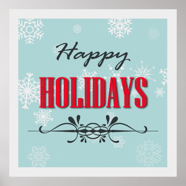 Poster Férias Felizes (Frente)