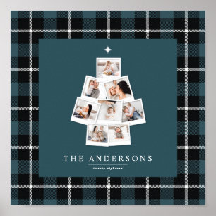 Poster Férias multifotos da árvore de Natal