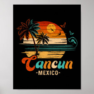 Poster Férias no Cancun México 2025 Grupo Familiar Combin