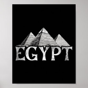 Poster Férias no Egito Viagem Pirâmides 