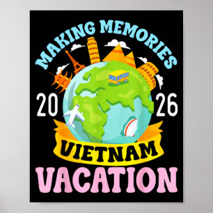Poster Férias no Vietnã 2026 Viagem Fazendo Memórias Famí
