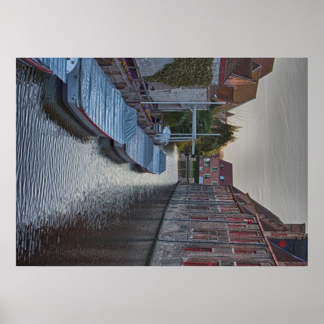 Póster férias turísticas brugge belgium viagem (Frente)