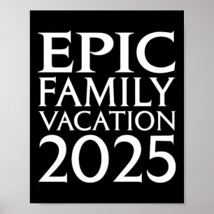 Poster Férias Universais da Família Epic 2025 Frente
