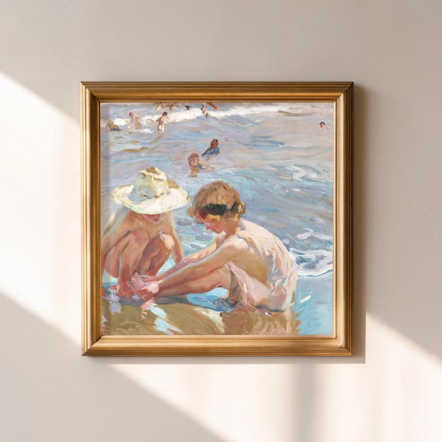 Poster Ferido Foot Joaquín Sorolla Impressionista Espanho (Criador carregado)