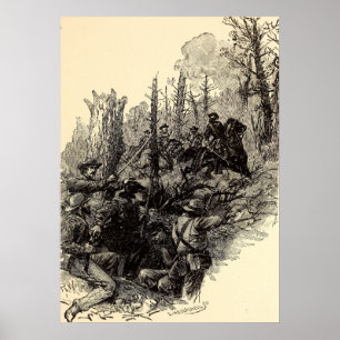 Poster Ferimento do General Longstreet