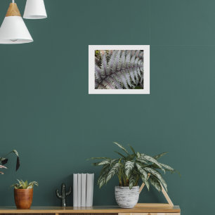 Póster Fern Floral pintado japonês