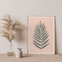 Fern Moderno Minimalista Desenho em Lente e Verde
