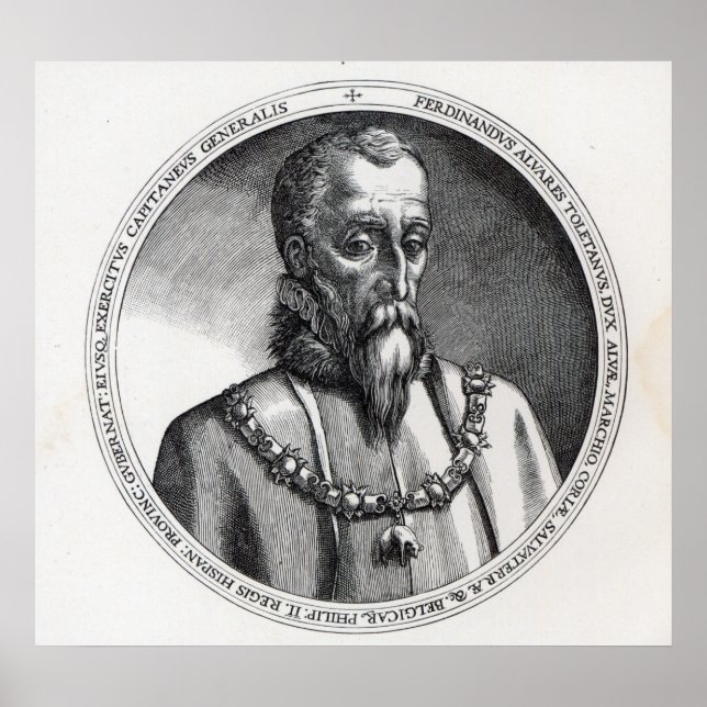 Póster Fernando Alvarez de Toledo, 3º Duque de Alba (Frente)