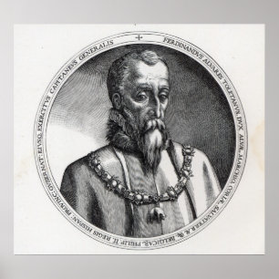 Póster Fernando Alvarez de Toledo, ó duque de alba