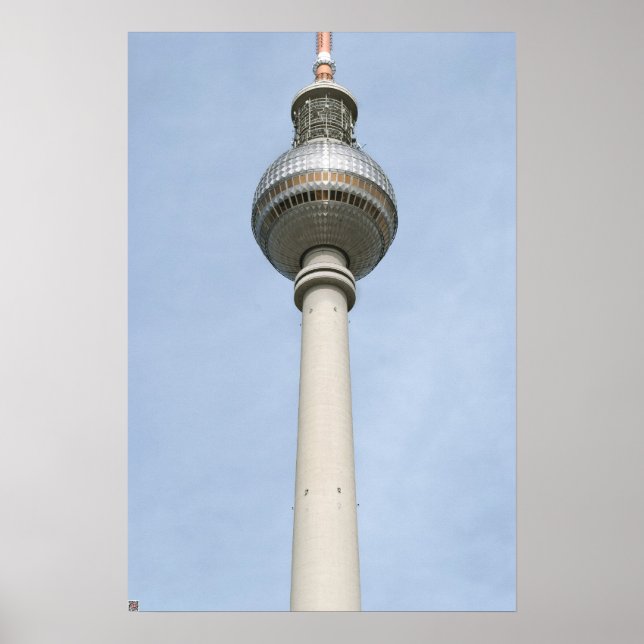Poster Fernsehturm Berlin (Frente)