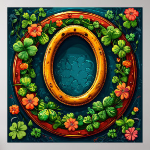 Poster Ferradura e trevo