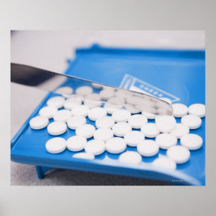 Póster Ferramentas da farmácia, comprimidos,