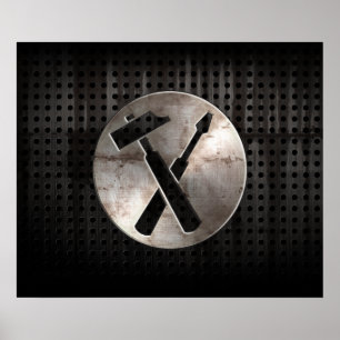 Poster Ferramentas de carpinteiro resistente