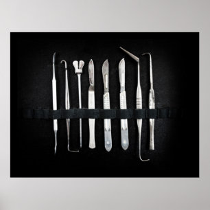Poster Ferramentas de embalsamação Assorted da
