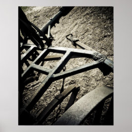 Poster Ferramentas de Fazenda Vintage