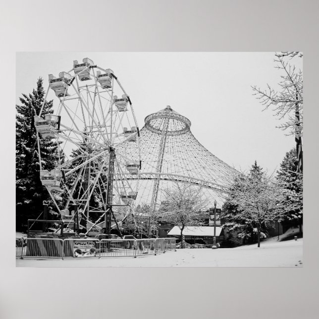 Poster FERRIS WHEEL e R F P PAVILION - SPOKANE (Frente)