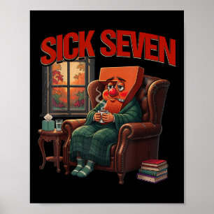 Poster Ferro-7 67 Meme Fantasia de Halloween Engraçado Co