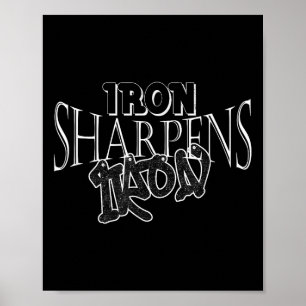Poster Ferro Nitidez Ferro Ferro Inspiracional Motiva