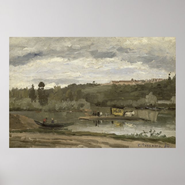 Póster Ferry em Varenne-Santo-Hilaire, 1864 (Frente)