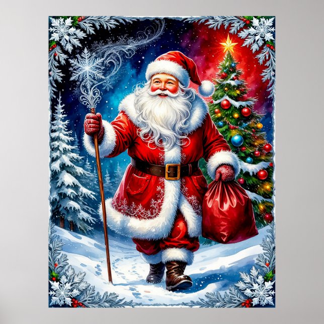 Poster Feset Santa Claus (Frente)