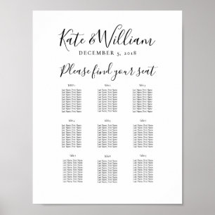 Poster festa/casamento do plano de Mesa elegante