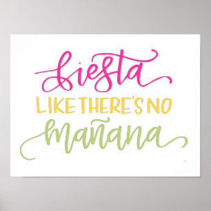 Poster Festa Como Se Não Houver Amanhã Festa Mexicana