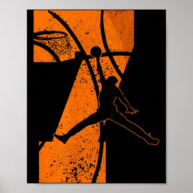 Poster Festa de 7 Anos de Idade Basquete 7 Anos (Frente)